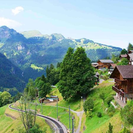 Holiday Flat #1, Chalet Aberot, Wengen, Switzerland ภายนอก รูปภาพ
