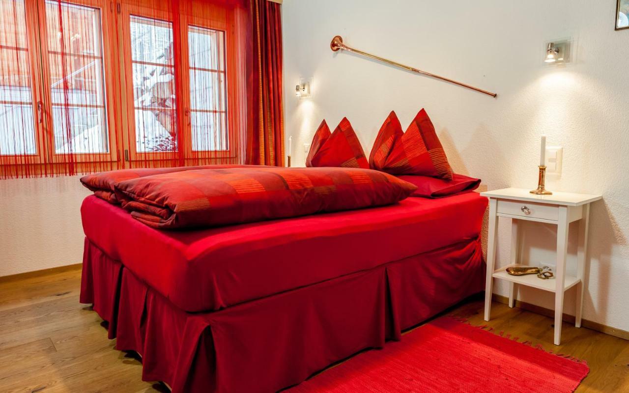 Holiday Flat #1, Chalet Aberot, Wengen, Switzerland ภายนอก รูปภาพ