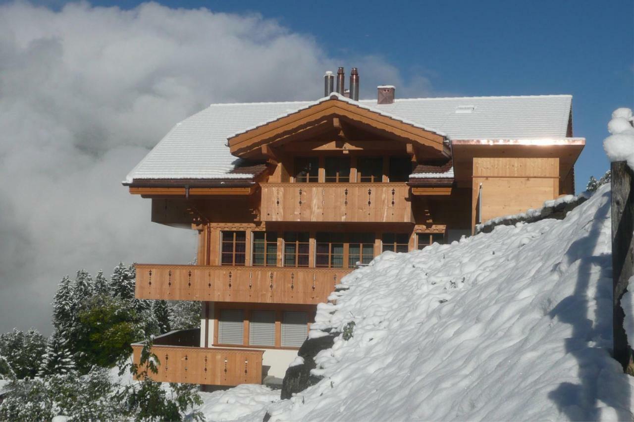 Holiday Flat #1, Chalet Aberot, Wengen, Switzerland ภายนอก รูปภาพ